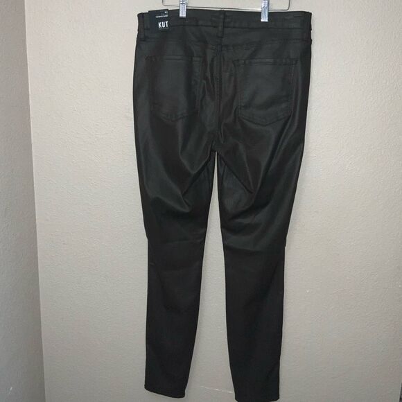 Kut From The Kloth Mia Coated Toothpick Skinny Jeans size 12 NWT - Picture 6 of 7